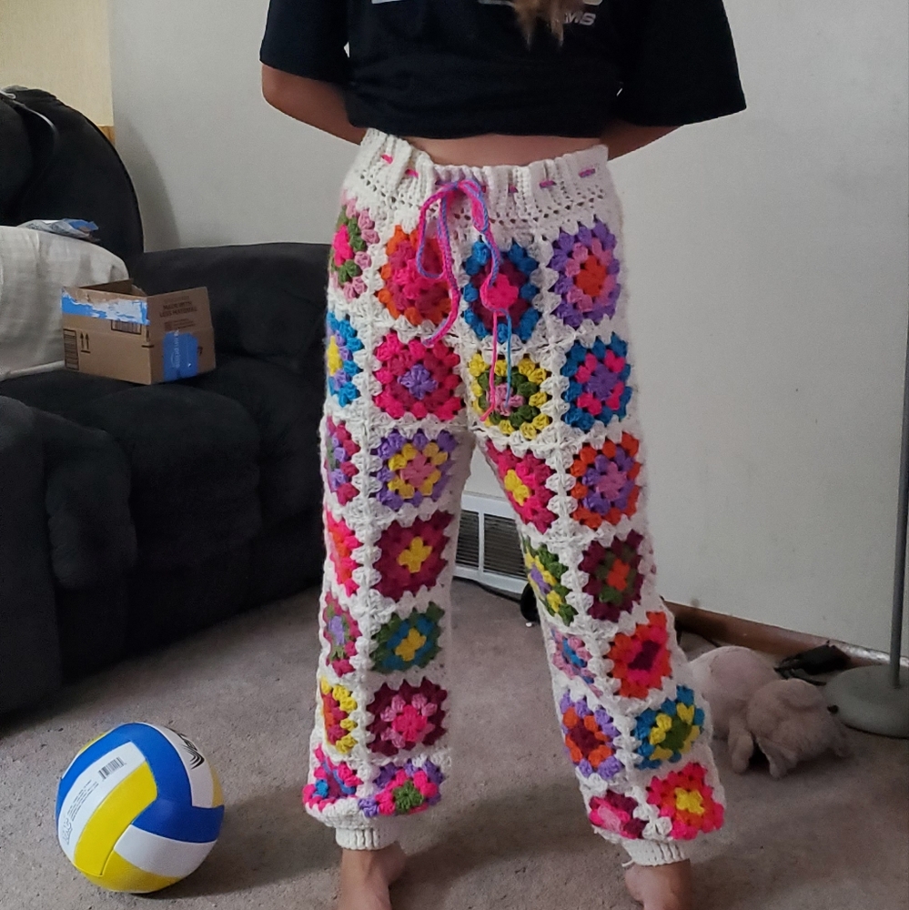 Crochet pants - jogger fit
